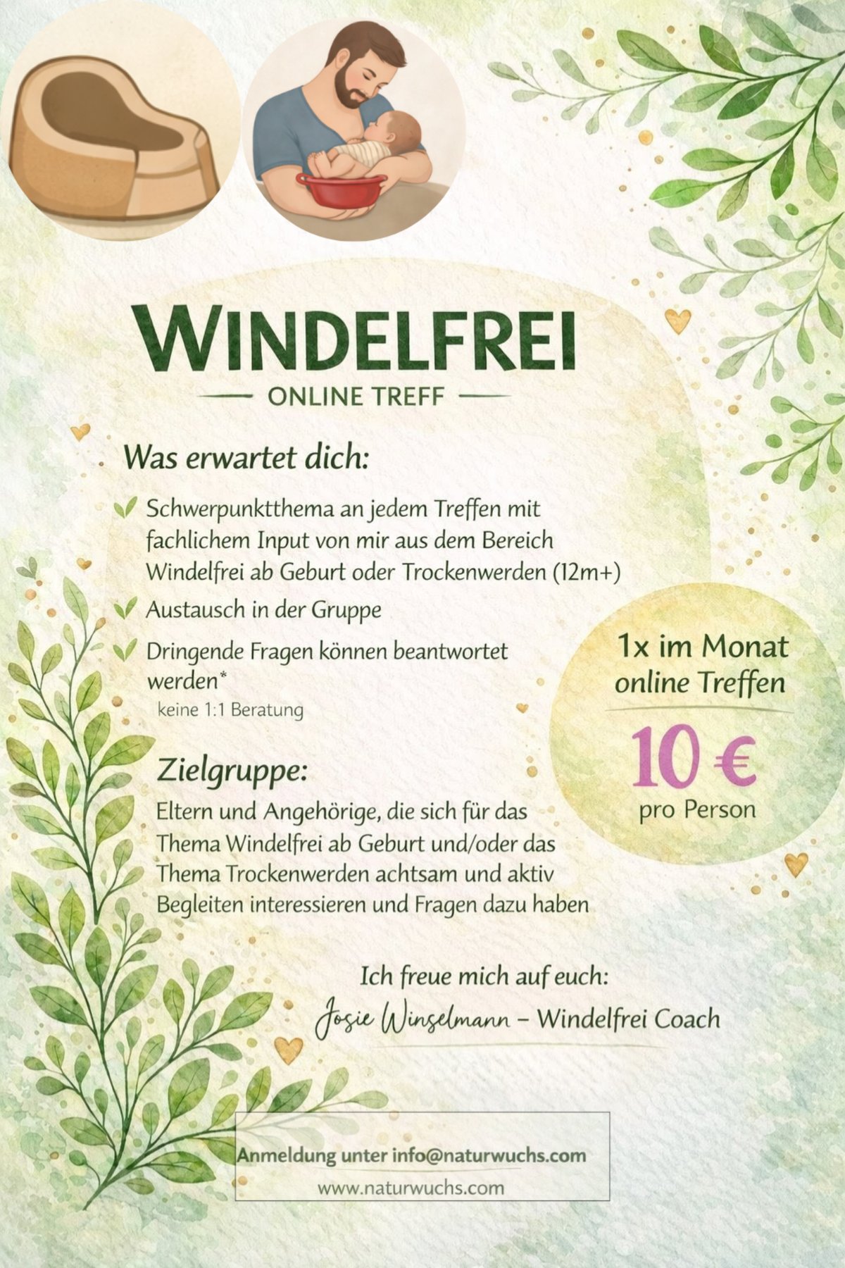 Windelfrei online Treff Trockenwerden achtsam und aktiv begleiten Treff Braunschweig